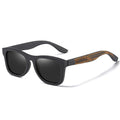 Black Bamboo Wooden Frame Sunglasses - BuzzerFish