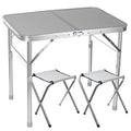 Outdoor Waterproof Adjustable Foldable Picnic Table Set - BuzzerFish