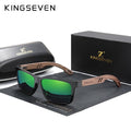 Polarized Vintage Men Wooden Sunglasses - BuzzerFish