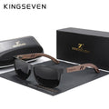 Polarized Vintage Men Wooden Sunglasses - BuzzerFish