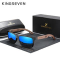 Polarized Vintage Men Wooden Sunglasses - BuzzerFish